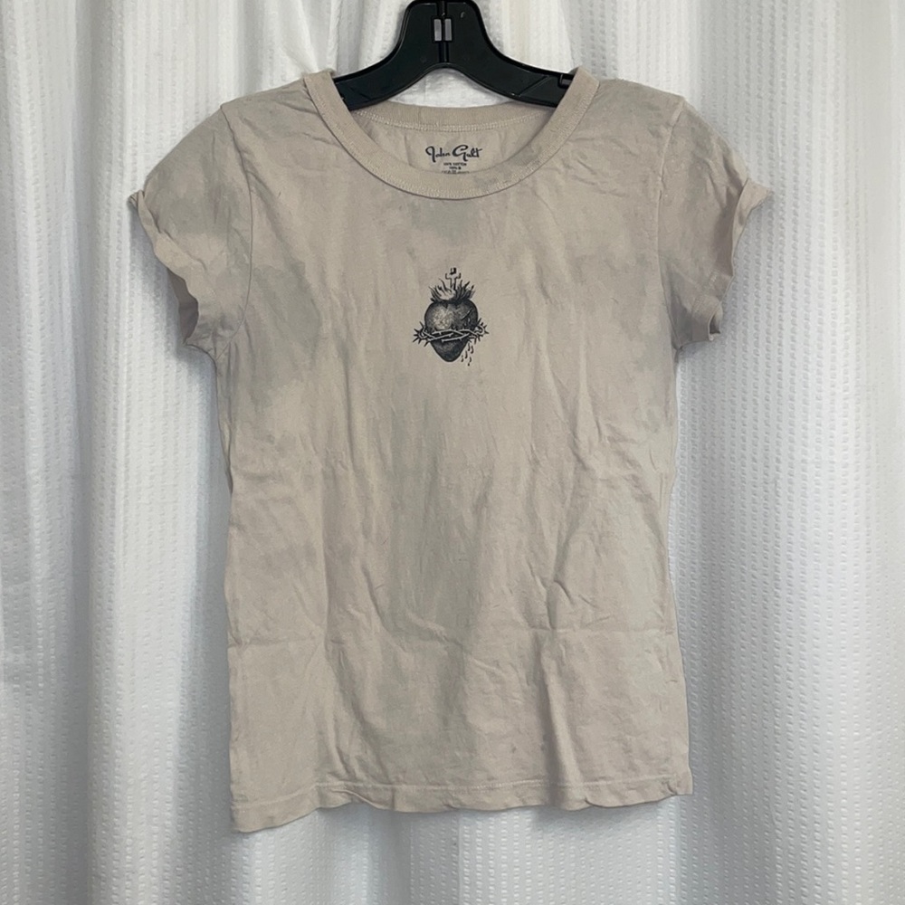 Brandy Melville Heart Top Size: OS
